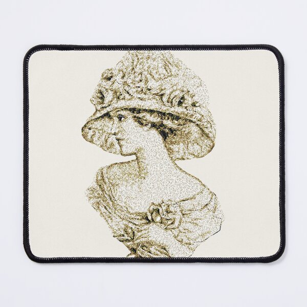 Item preview, Machine Embroidery, Nostalgia Beautiful Embroidered Lady, Stitch crafting, unique embroidered art designed and sold by RudolphBarnard.
