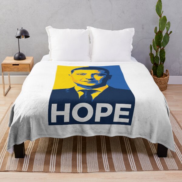 Item preview, Ukraine President Volodymyr Zelensky Hope  designed and sold by The Junto Shop.