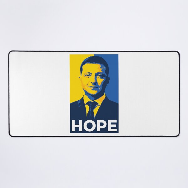 Item preview, Ukraine President Volodymyr Zelensky Hope  designed and sold by The Junto Shop.