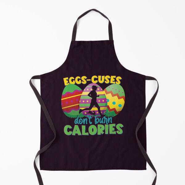 Item preview, Eggscuses Dont Burn Calories | For Runners | Funny Easter Puns designed and sold by DrawingBoard.
