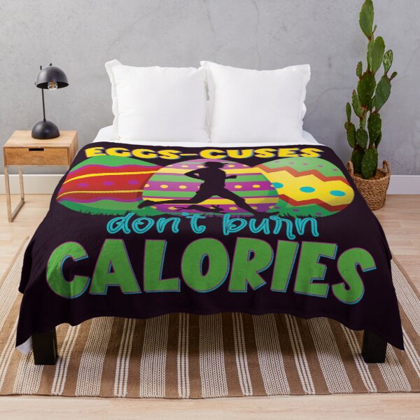 Item preview, Eggscuses Dont Burn Calories | For Runners | Funny Easter Puns designed and sold by DrawingBoard.