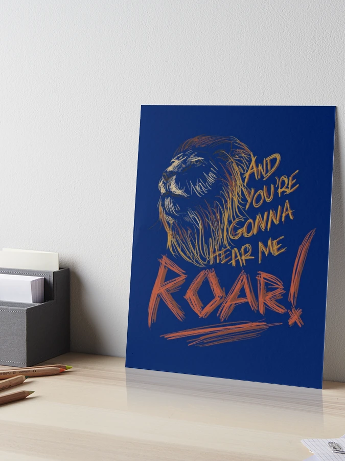 Hear Me Roar Katy Perry Song Lyrics Positivity Quote SVG 