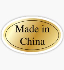 Made in China Sticker Sticker