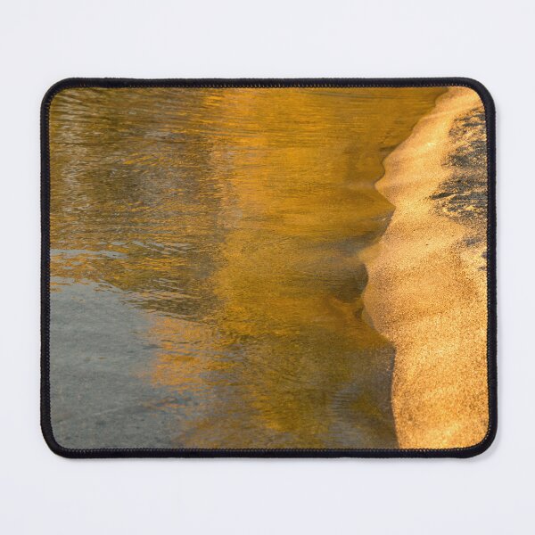 Item preview, Autumnal Silks - Fine Golden Reflections at the Beach designed and sold by Georgia Mizuleva.