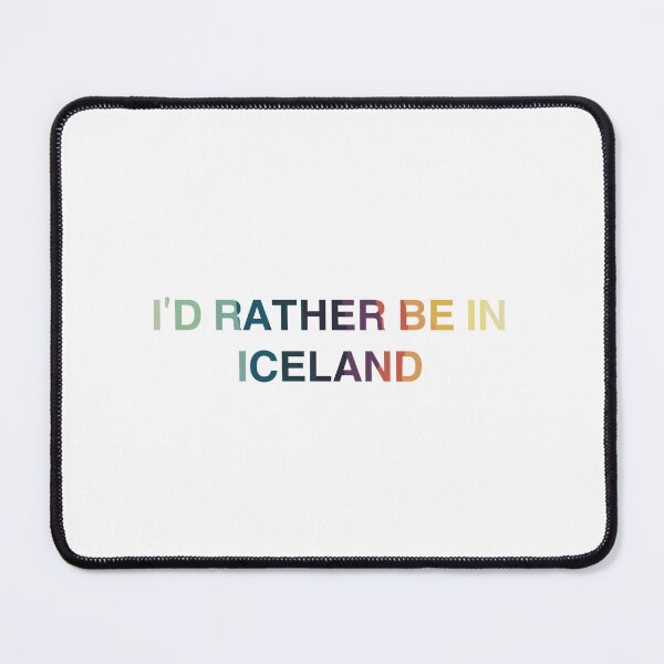 Item preview, Iceland Colorful Design, I’d Rather Be In Iceland designed and sold by Immdesigner.