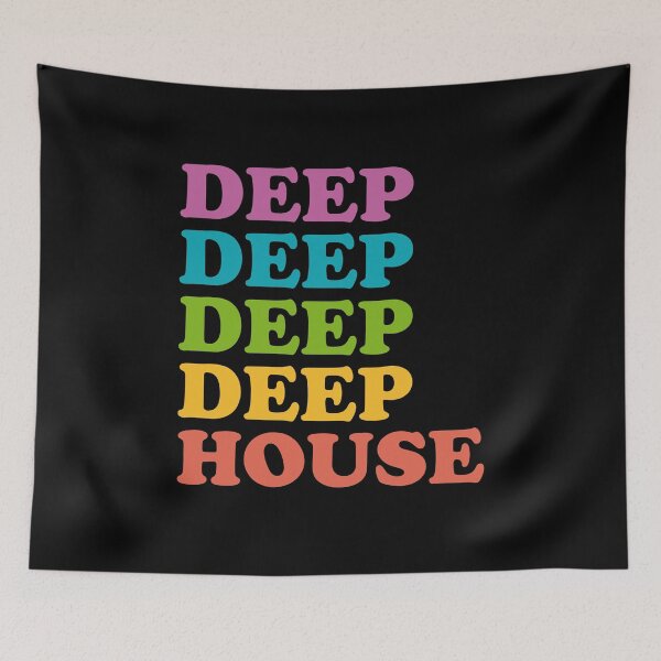 Item preview, Deep House - House Music EDM DJ Retro designed and sold by mBshirts.