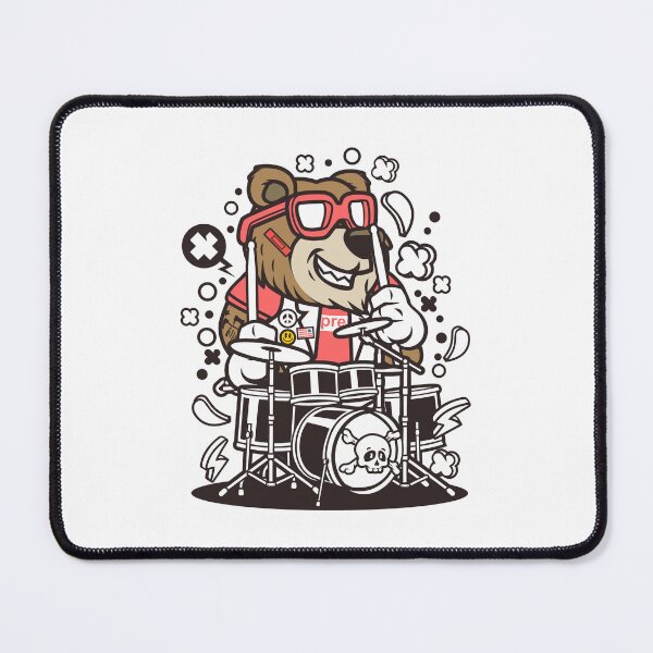 Item preview, Bear Drummer designed and sold by Tia-Ako.