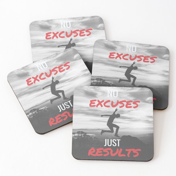 Item preview, No Excuses Just Results  designed and sold by zohirkk.