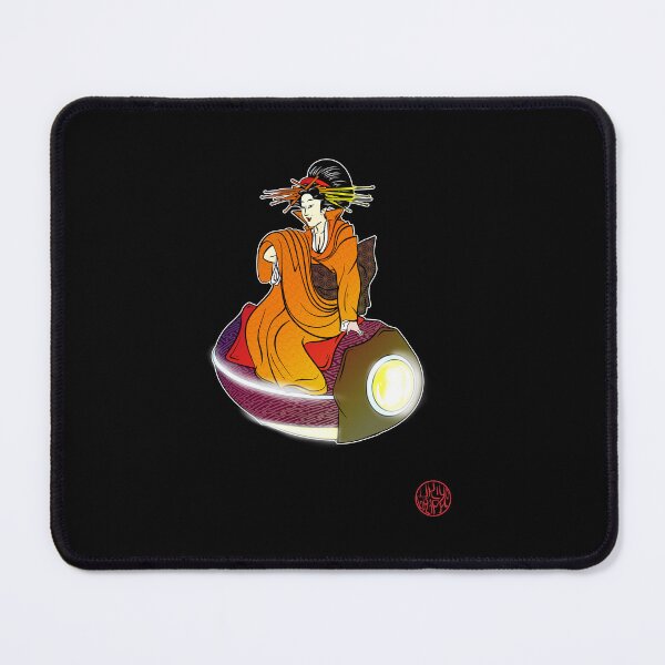 Item preview, Bijinga - Woman on a flying vehicle designed and sold by Ukiyograph.