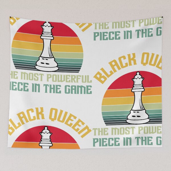 Item preview, black queen the most powerful piece un the game designed and sold by JaMatt1983.