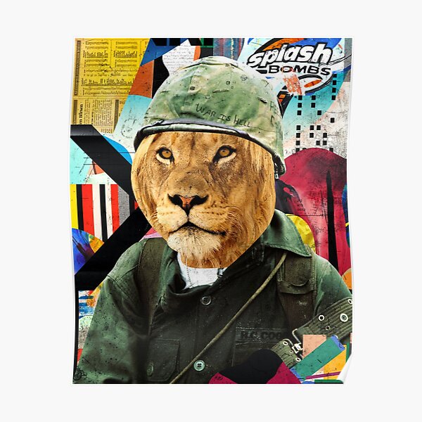 Boys turned into lions Poster