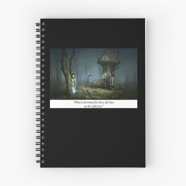 Item preview, Fantasy Fun Image of Two Girls Who Live in a Borrowed Shoe Quotation designed and sold by NovawayDirect.