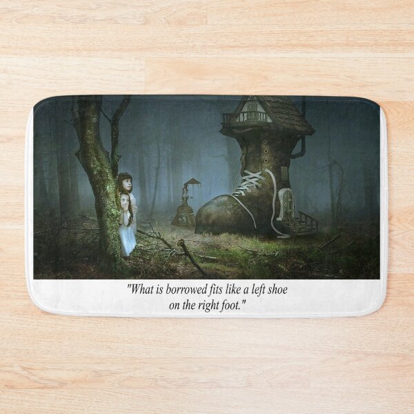 Item preview, Fantasy Fun Image of Two Girls Who Live in a Borrowed Shoe Quotation designed and sold by NovawayDirect.