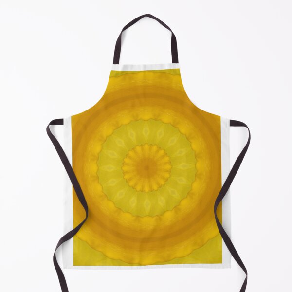 Item preview, Kaleidoscopic yellow daffodil pattern designed and sold by derbyshireduck.