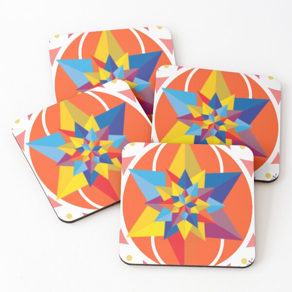 Item preview, Overlapping color graphics, circles and triangles designed and sold by Emoelsalhy76.