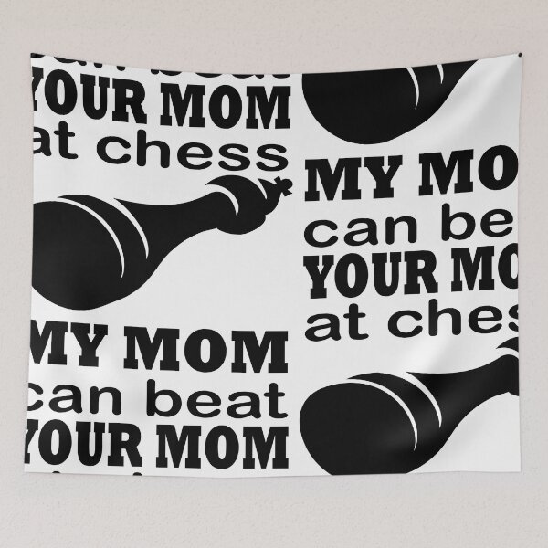 Item preview, my mom can beat your mom at chess designed and sold by JaMatt1983.