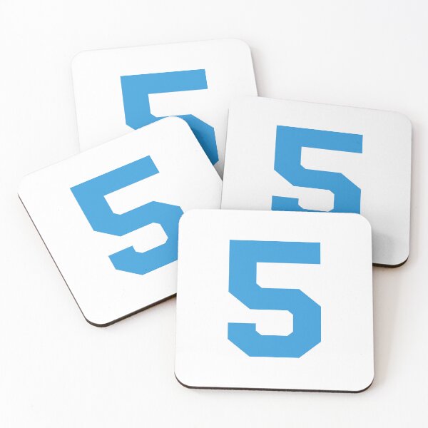 Item preview, Number 5, Blue five, Sports number 5 designed and sold by TheCultStuff.