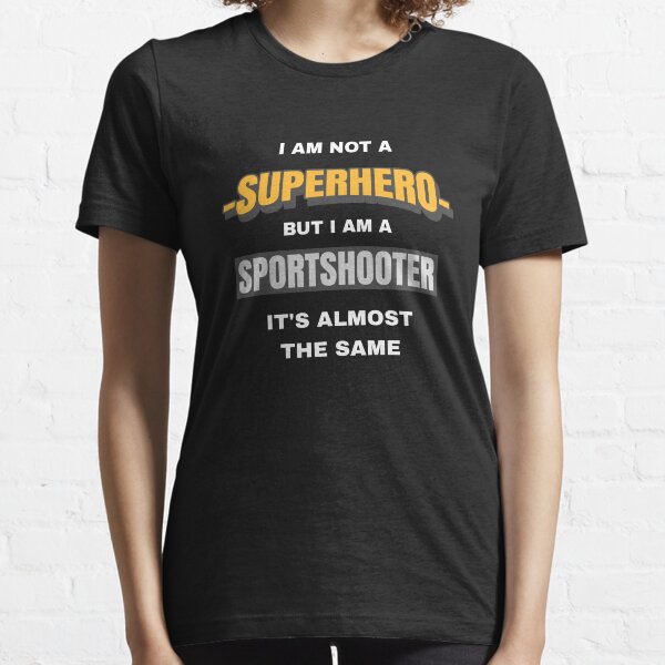 Item preview, Superhero? Sportshooter! designed and sold by GaugeManiac.