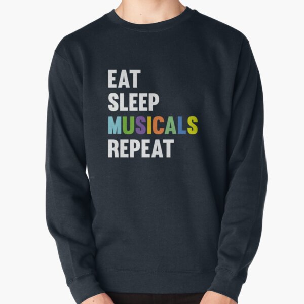 Artikel-Vorschau von Eat Sleep Musicals Wiederholen Sie das Musiktheater-Geschenk, designt und verkauft von upstyle.