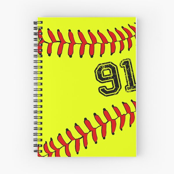 Item preview, Softball ball number 91, ninety one designed and sold by TheCultStuff.