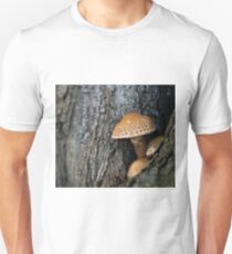 Toadstool in the rainy woods Unisex T-Shirt