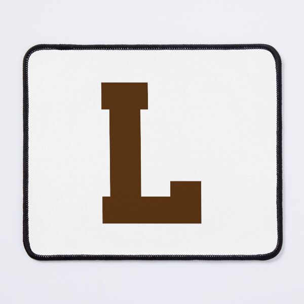 Item preview, Alphabet, Brown L, Sports letter L designed and sold by TheCultStuff.