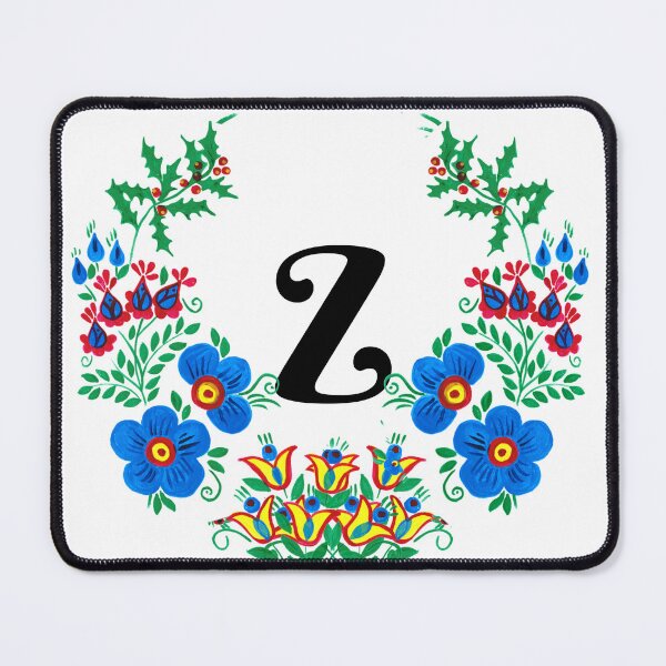 Item preview, letra Z con flores designed and sold by Elyora.