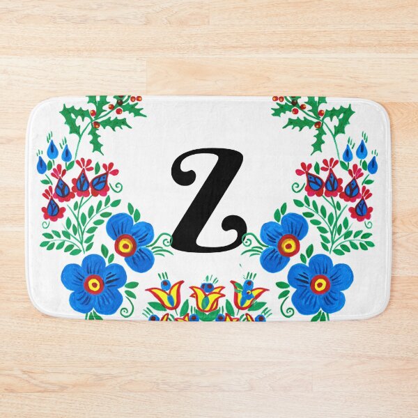 Item preview, letra Z con flores designed and sold by Elyora.