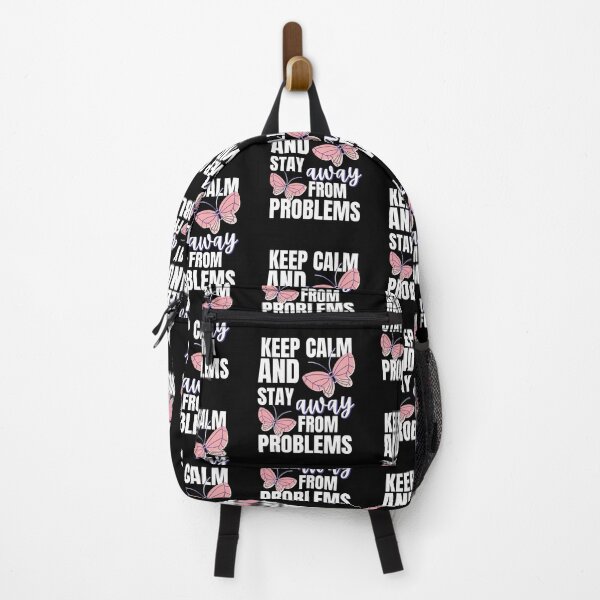 Item preview, Keep Calm And Stay Away From Problems | Keep Calm And Stay Away From trouble | Keep Calm And Stay 6 Feet Away | Funny | Black designed and sold by Rainbows Rock.