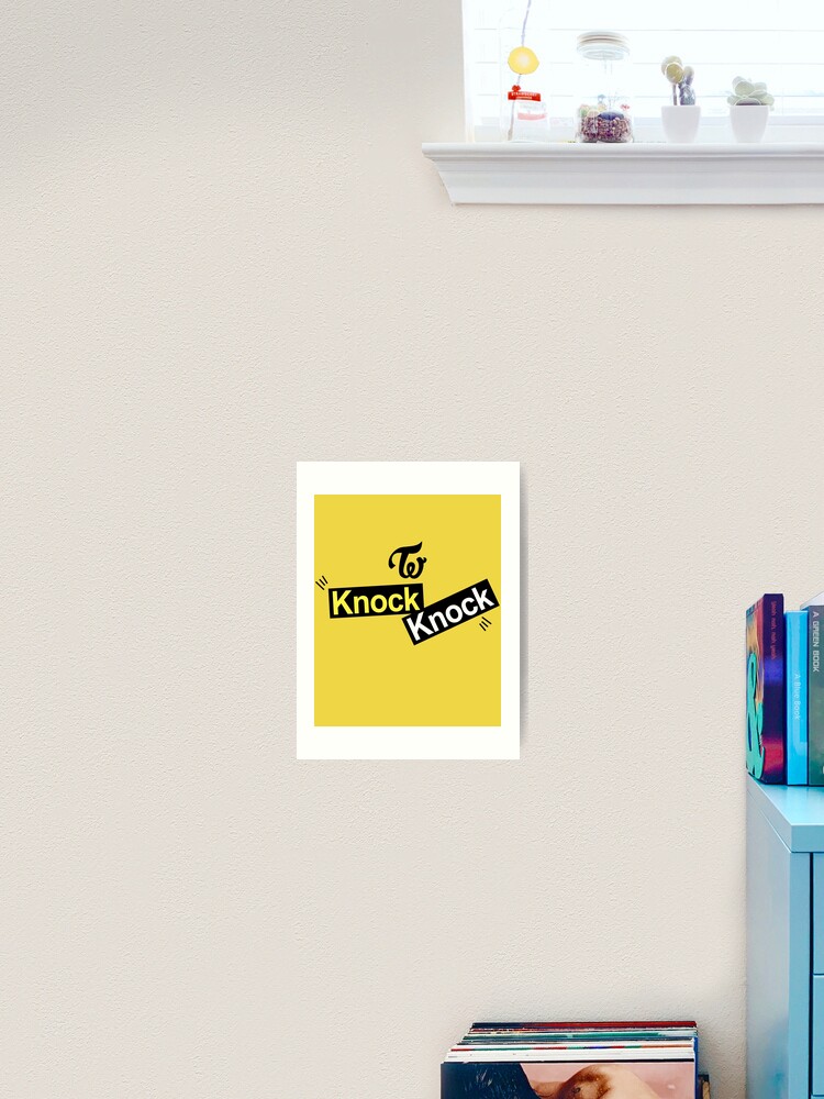 Twice Knock Knock Art Print By Gaming247 Redbubble