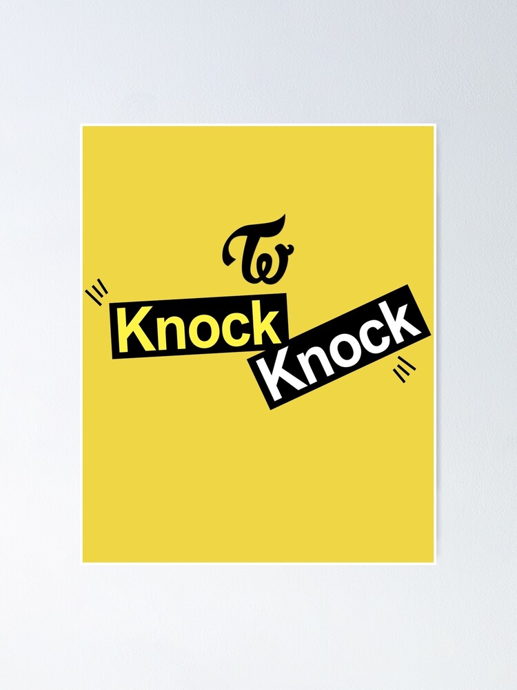 Twice Knock Knock Poster For Sale By Gaming247 Redbubble