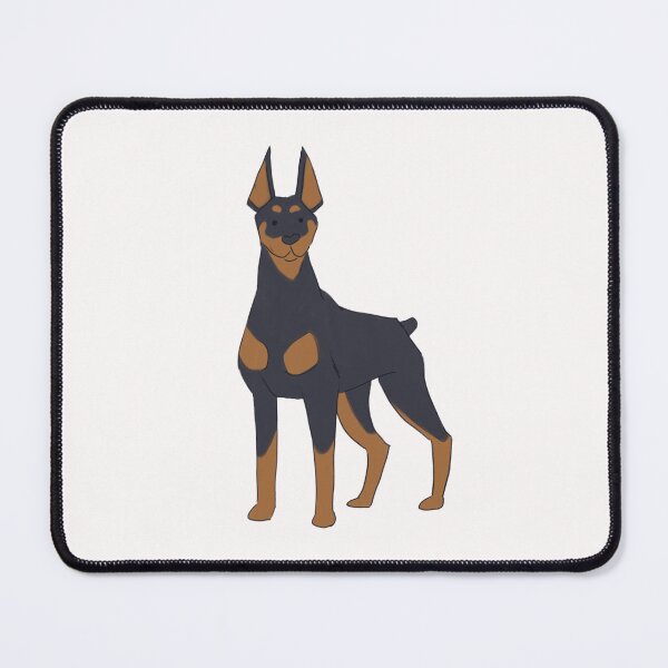 Item preview, Cute doberman dog cartoon illustration designed and sold by Yarafantasyart.