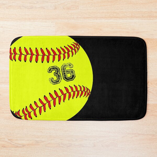 Item preview, Softball ball number 36, thirty six  designed and sold by TheCultStuff.