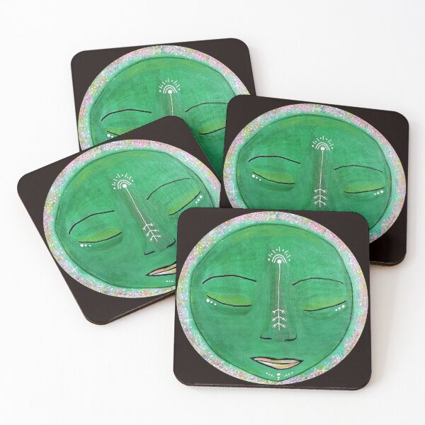 Item preview, Green Star Being designed and sold by Stephanie Gray.