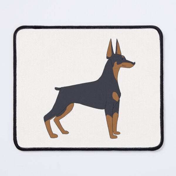Item preview, Cute doberman dog cartoon illustration designed and sold by Yarafantasyart.