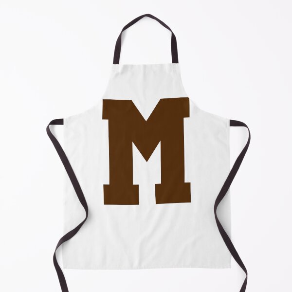 Item preview, Alphabet, Brown M, Sports letter M designed and sold by TheCultStuff.