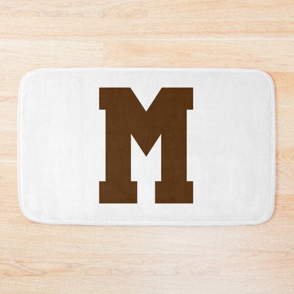 Item preview, Alphabet, Brown M, Sports letter M designed and sold by TheCultStuff.