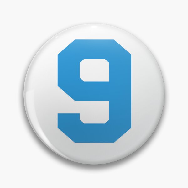Item preview, Number 9, Blue nine, Sports number 9 designed and sold by TheCultStuff.