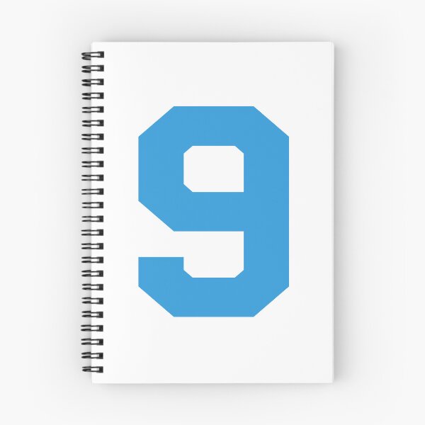 Artikelvorschau, Nummer 9, Blaue Neun, Sportnummer 9 entworfen und verkauft von TheCultStuff.