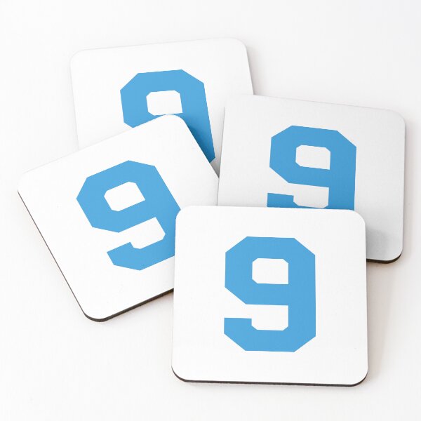 Item preview, Number 9, Blue nine, Sports number 9 designed and sold by TheCultStuff.