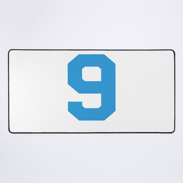 Item preview, Number 9, Blue nine, Sports number 9 designed and sold by TheCultStuff.