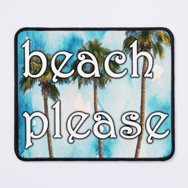 Artikelvorschau, Setzen Sie mich bitte Ozean-Wellen-Blau auf den Strand entworfen und verkauft von Sway-cc.