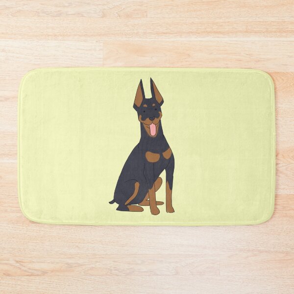 Item preview, Cute doberman dog cartoon illustration  designed and sold by Yarafantasyart.