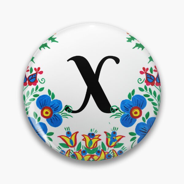 Item preview, letra X con flores designed and sold by Elyora.