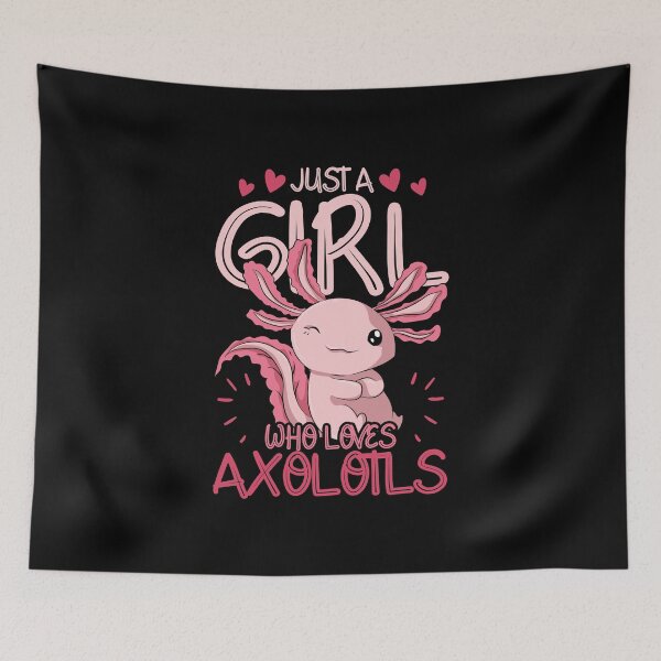 Item preview, Salamander Girl Pet Lover Mexican Axolotl designed and sold by bestshirtdesign.