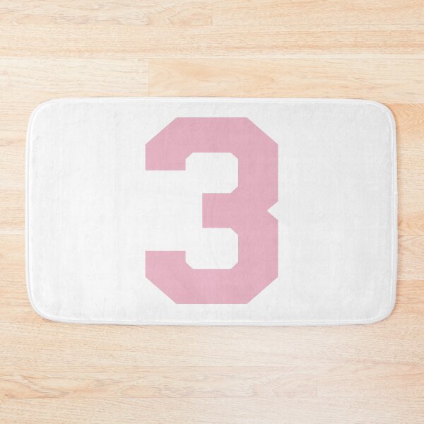 Item preview, Number 3, Pink three, Sports number 3 designed and sold by TheCultStuff.