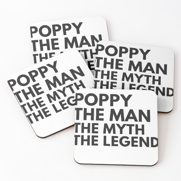 Item preview, Poppy The Man The Myth The Legend father Gift designed and sold by axoniej.