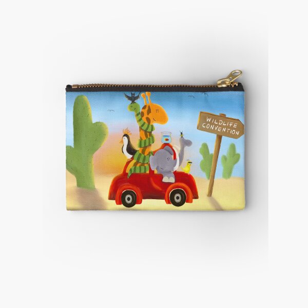 Item preview, Wildlife Car with Animals - Painting designed and sold by HalloMolly.