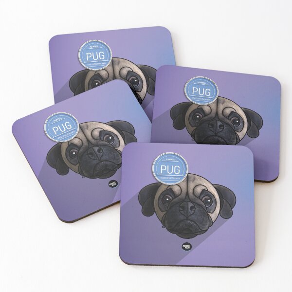 Item preview, PUG - COLORO - Canis lupus familiaris designed and sold by Rhotorico.