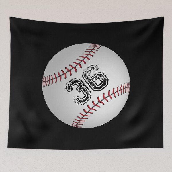 Item preview, Baseball ball number 36, thirty six designed and sold by TheCultStuff.